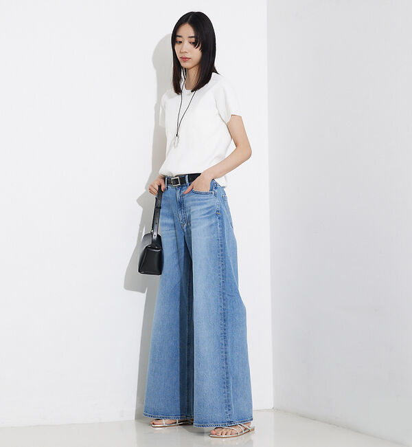 qualite「ウォッシャブルニットT」|Tシャツ・カットソー|