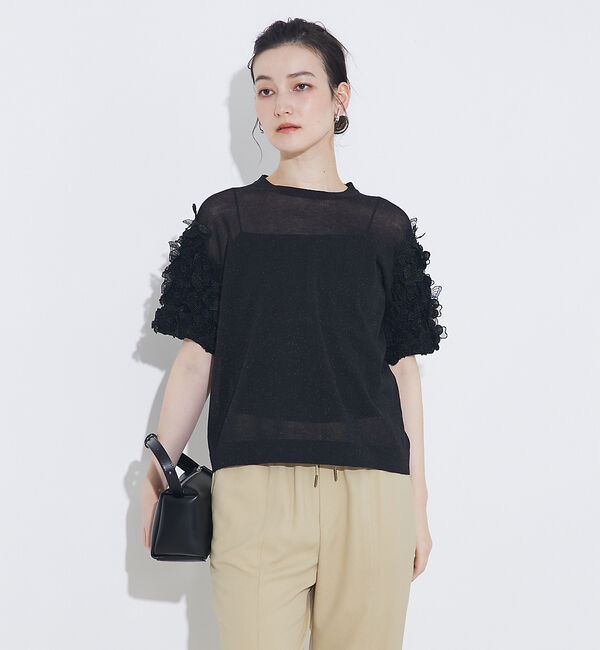 qualite「boussole&times;qualiteフラワーエンブロPO」|Tシャツ・カットソー|