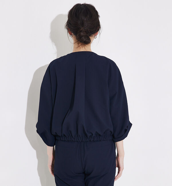 qualite「【接触冷感・吸水速乾・UV】シアサッカーブルゾン /セットアップ対応」|ブルゾン・スタジャン|