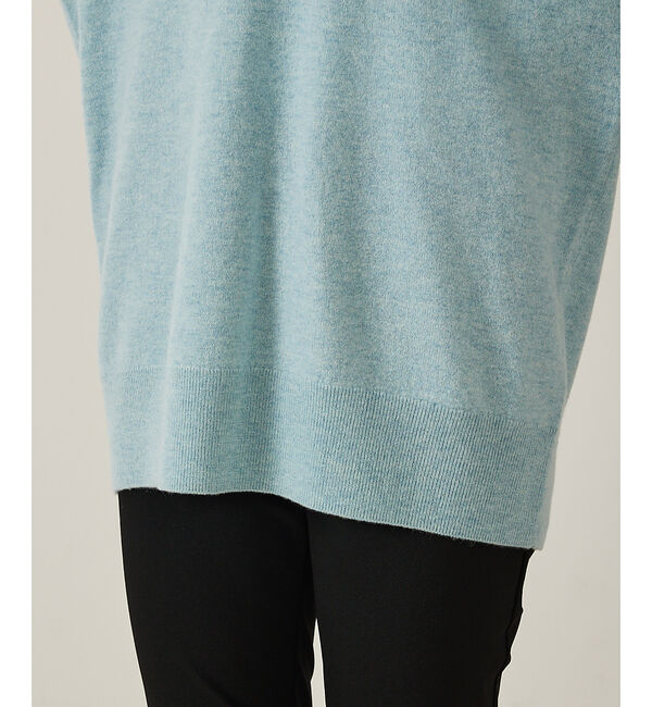 qualite「ウールVネックプルオーバー」|ニット・セーター|