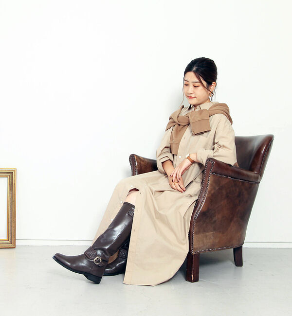 AU BANNISTER「【スノーソール】ベルトロングブーツ」|ショートブーツ|