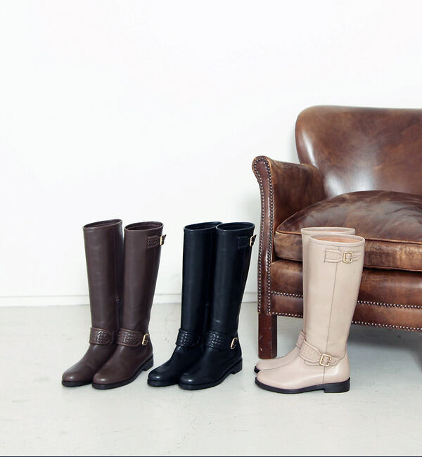 AU BANNISTER「【スノーソール】ベルトロングブーツ」|ショートブーツ|