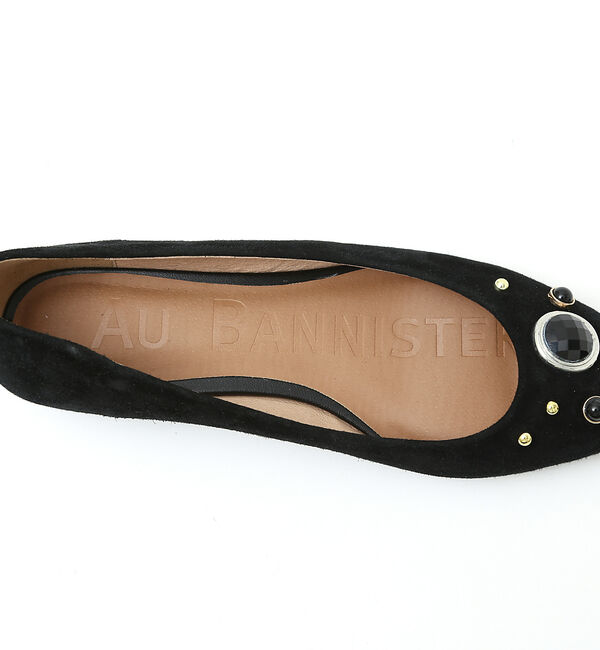 AU BANNISTER「アシンメトリービジューフラットパンプス」|パンプス|