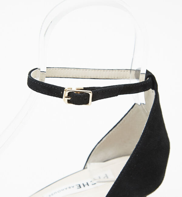 AU BANNISTER「アンクルストラップ スクエアトゥサンダル」|サンダル|