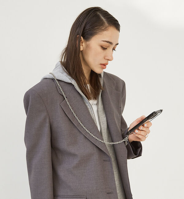 LOWELL things「Chain Strap/チェーンショルダー（スマホタブ付き）」|モバイルケース|