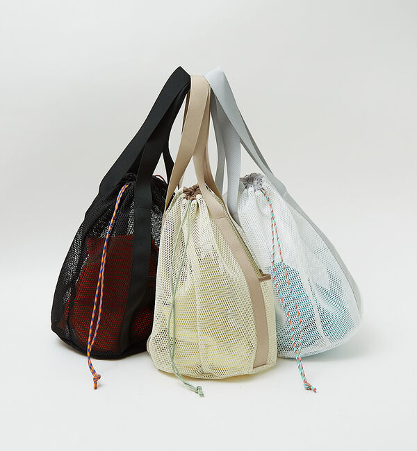 LOWELL things「メッシュ・スパトートバッグ【ポーチ付き】」|トートバッグ|