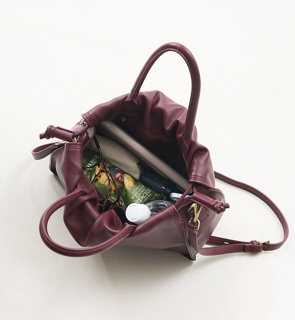 LOWELL things「【VERY掲載】Poche/ドローストリングトートミニ」|ショルダー・メッセンジャー|