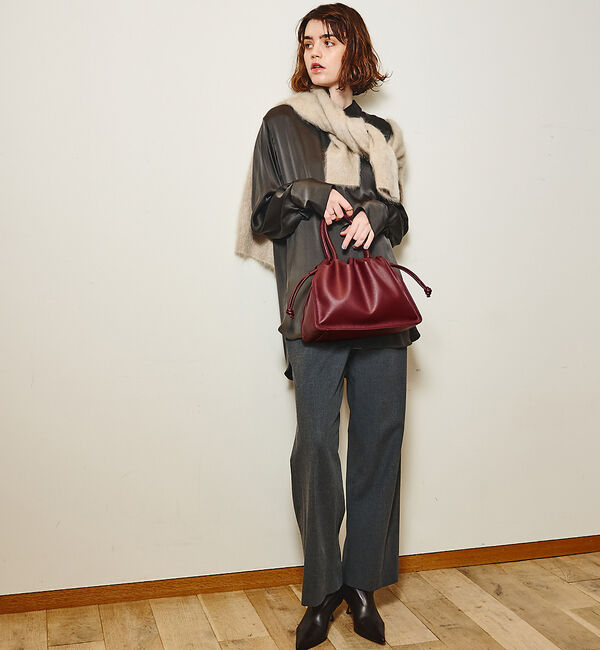 LOWELL things「【VERY掲載】Poche/ドローストリングトートミニ」|ショルダー・メッセンジャー|