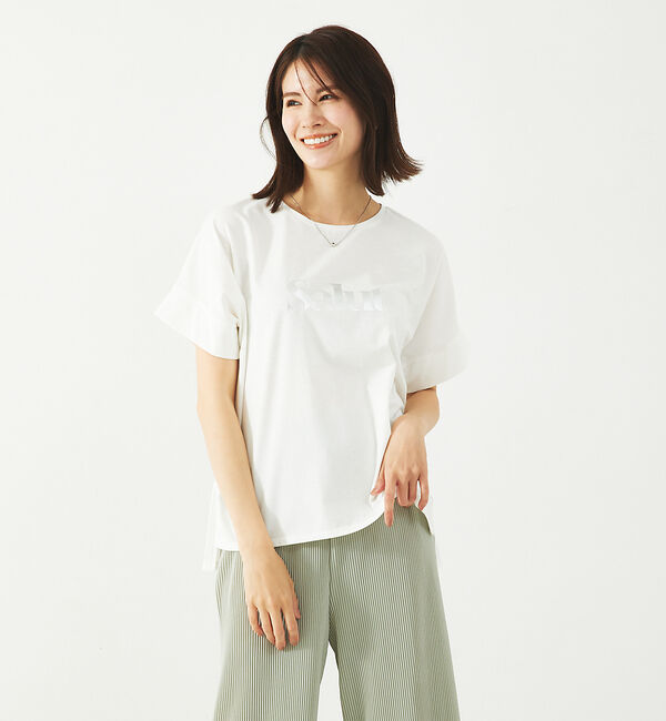 abahouse mavie「ワイドロゴT」|Tシャツ・カットソー|