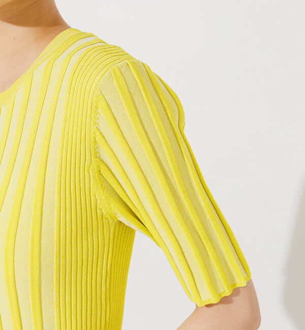 NOMINE「ミックスリブニットプルオーバー」|ニット・セーター|