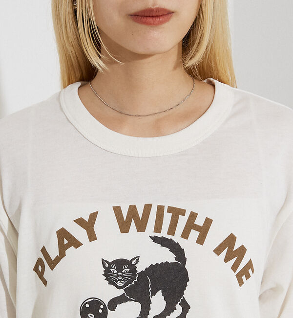 NOMINE「【RUSSELL/ラッセル別注】 CAT/猫 モチーフ Tシャツ」|Tシャツ・カットソー|