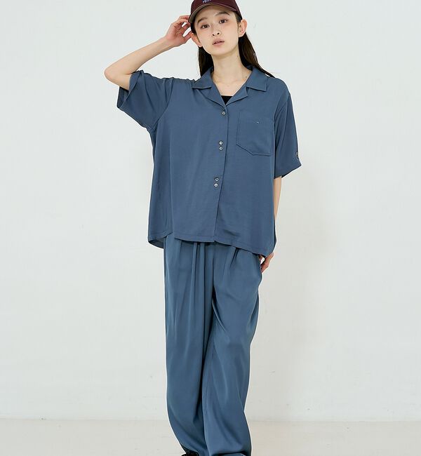 NOMINE「【セットアップ対応】ヴィンテージサテン ドロストコード パンツ」|その他|