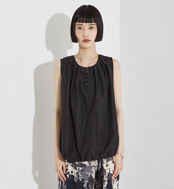 NOMINE「タック バルーン タンクトップ ブラウス」|シャツ・ブラウス|