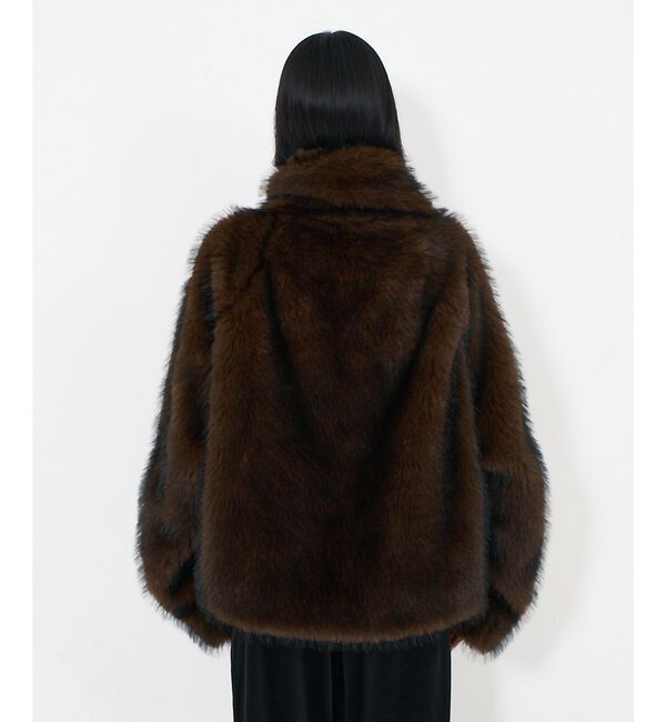 NOMINE「スタンドフェイクファーブルゾン」|ブルゾン・スタジャン|