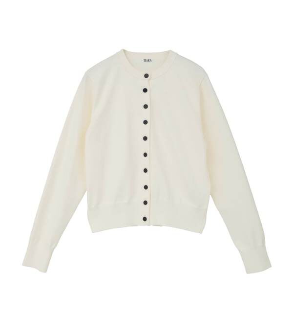 TIARA「アクセントボタンカーディガン」|カーディガン|