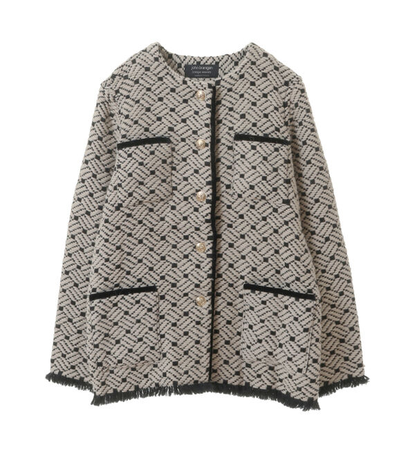 Liesse「【John Branigan（ジョンブラニガン）】カーディガン/4PF-2」|カーディガン|ベージュ