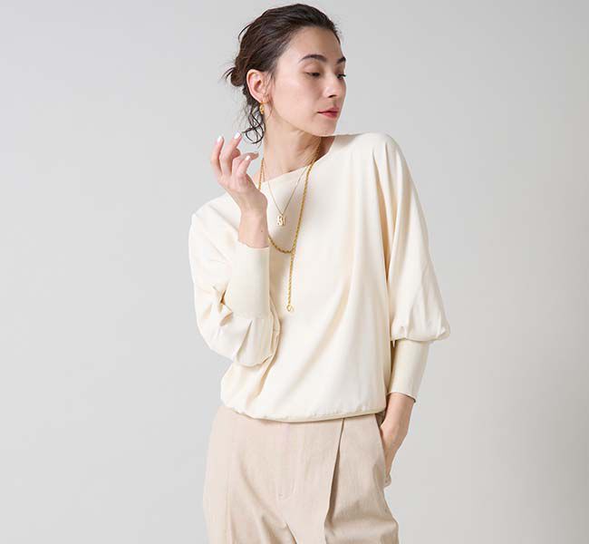 Liesse「布帛コンビニット」|ニット・セーター|