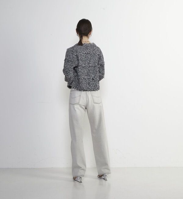 Soffitto「前スリット加工デニムパンツ」|デニム|