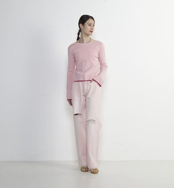 Soffitto「前スリット加工デニムパンツ」|デニム|