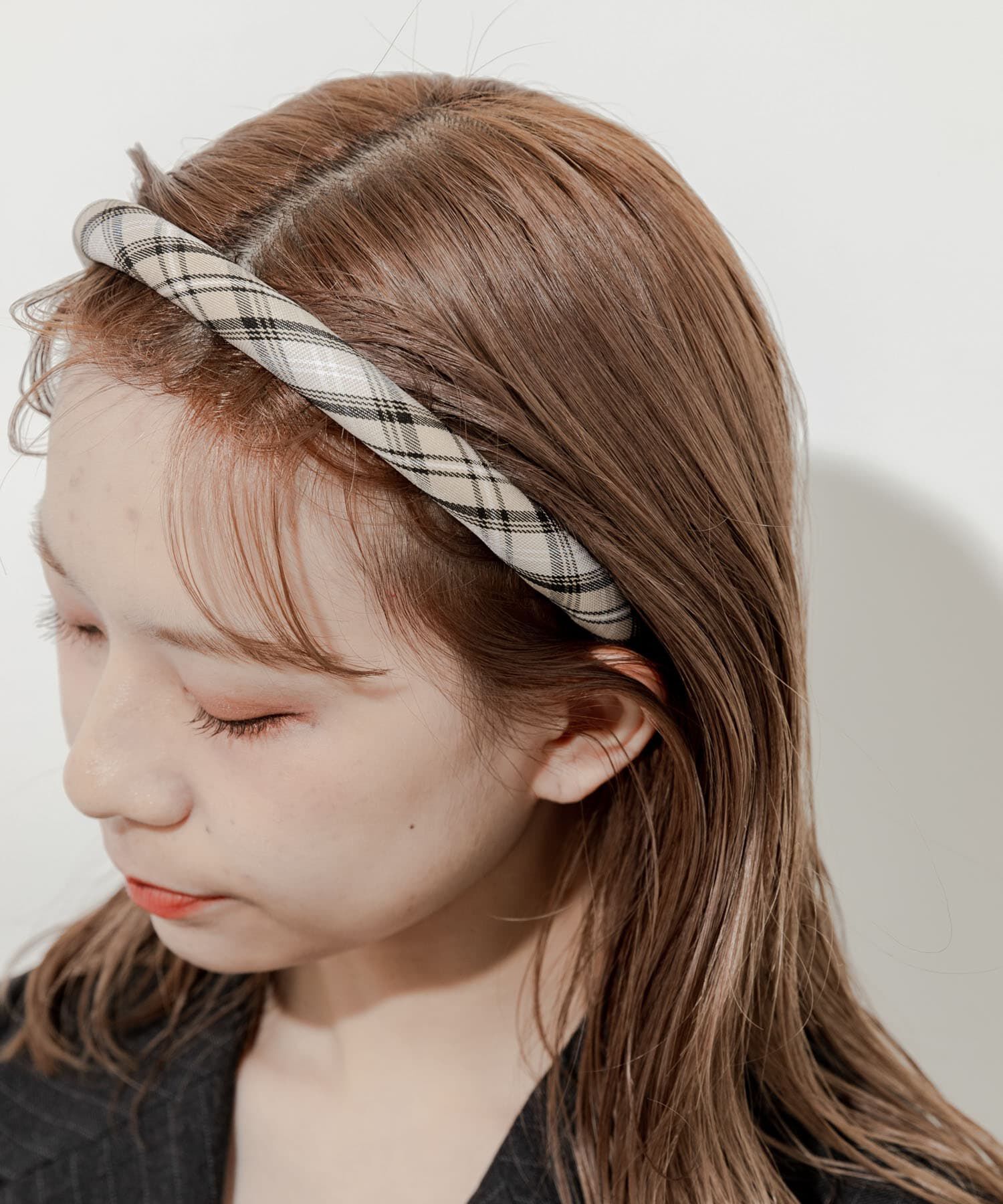 SMELLY「チェックカチューシャ」|カチューシャ|
