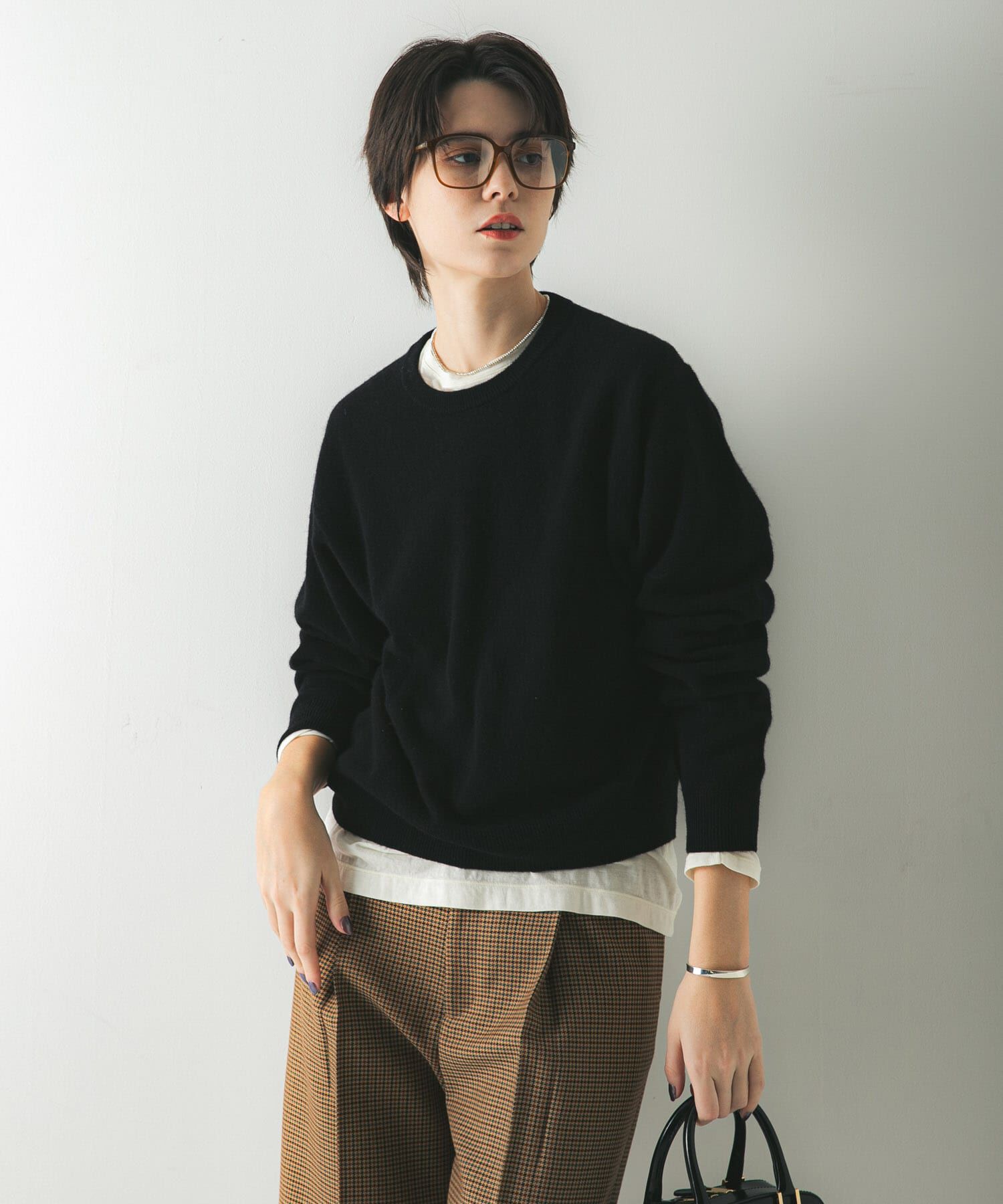 URBAN RESEARCH「ウール100 クルーネックソフトニット」|ニット・セーター|