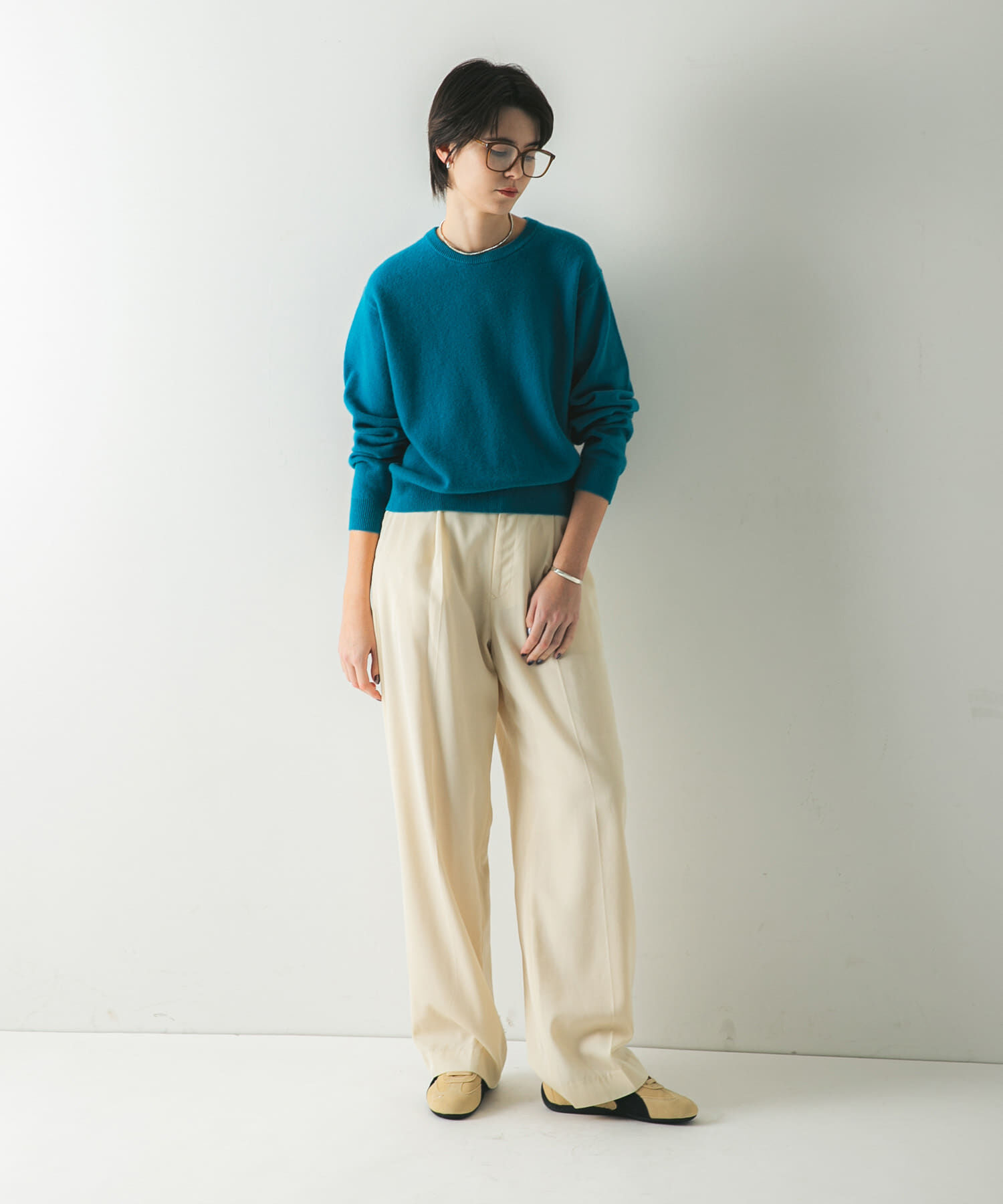 URBAN RESEARCH「ウール100 クルーネックソフトニット」|ニット・セーター|