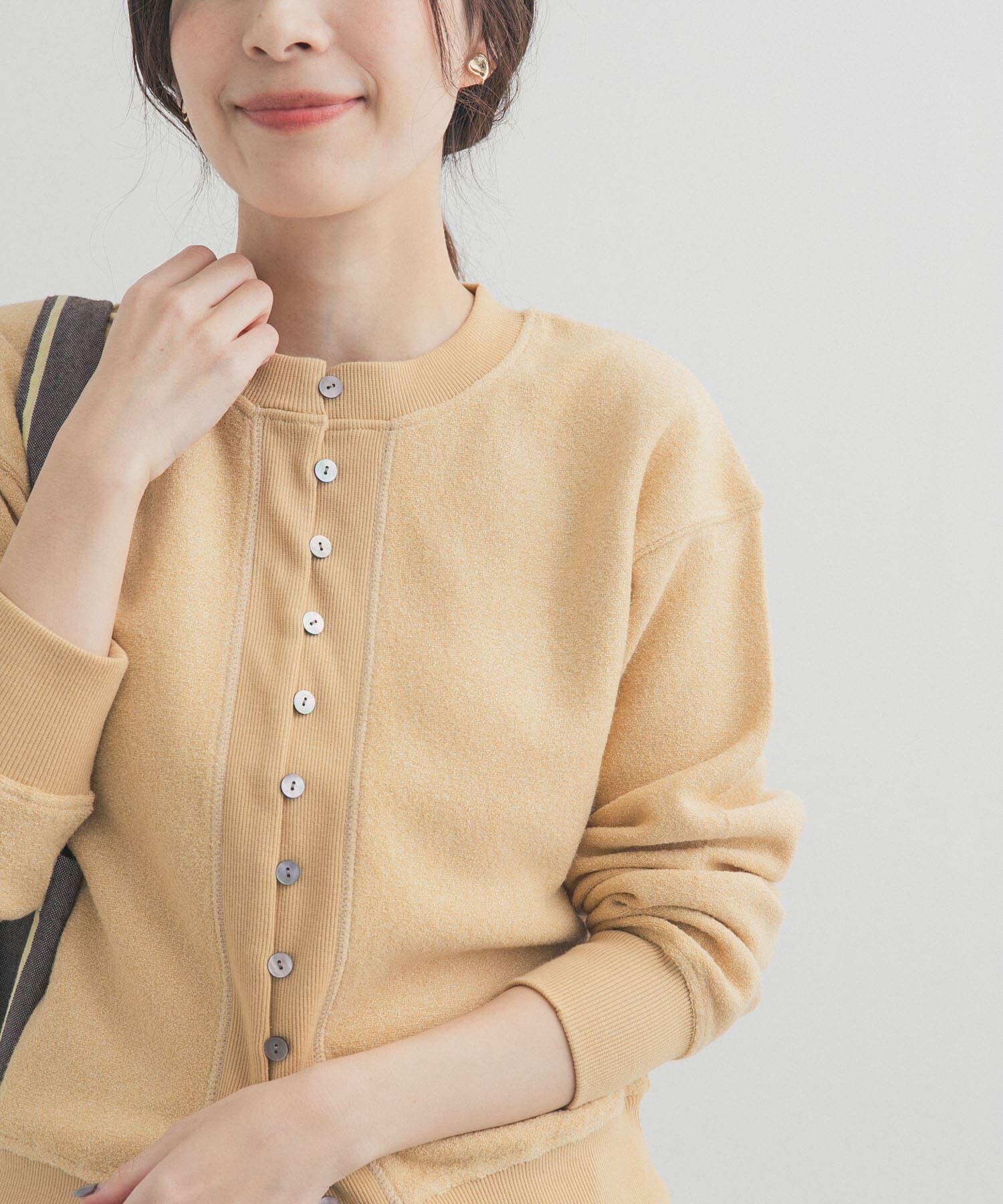 URBAN RESEARCH DOORS「カットブークレーショートカーディガン」|カーディガン|