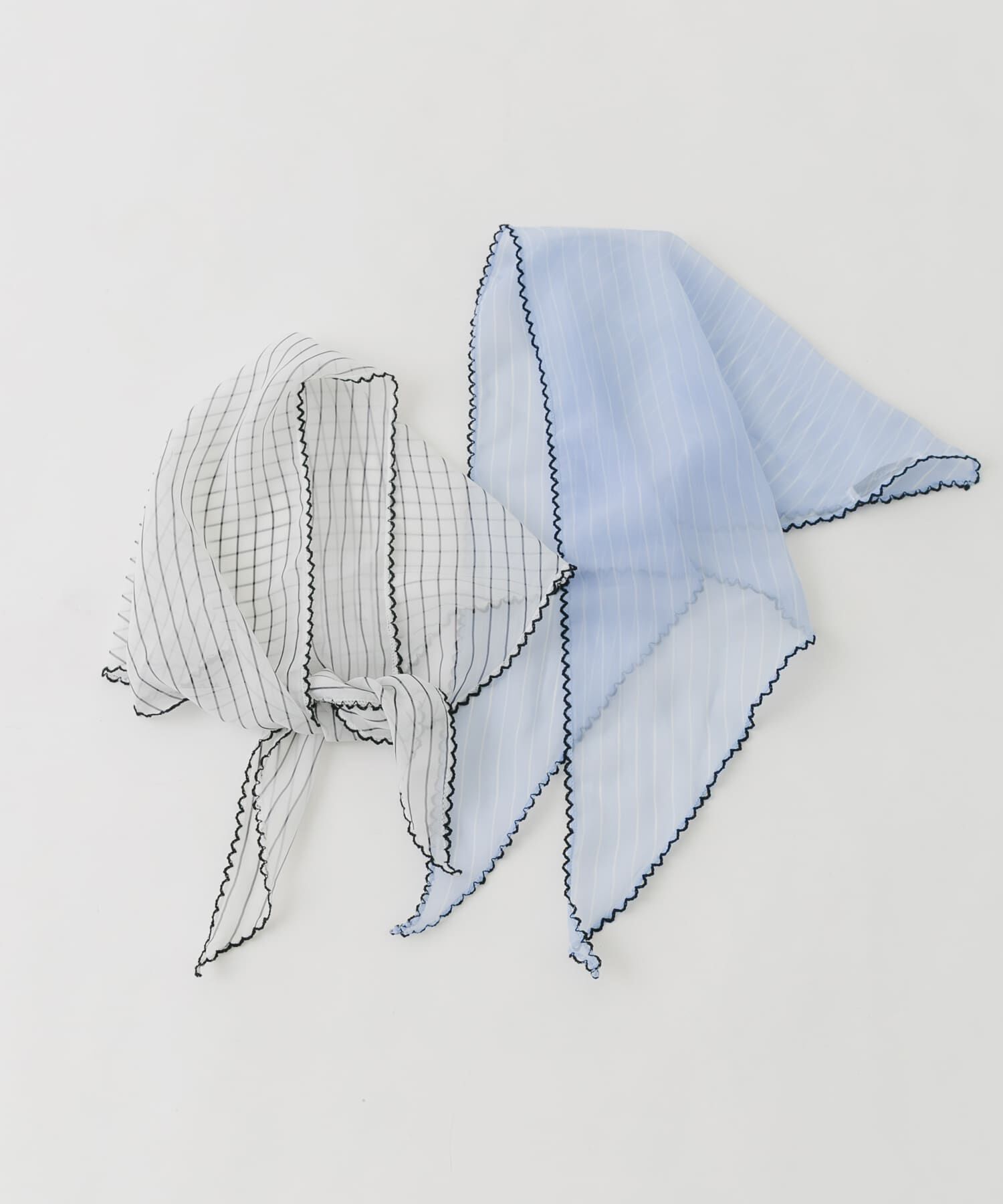 SMELLY「ストライプサンカクスカーフ」|バンダナ・スカーフ|