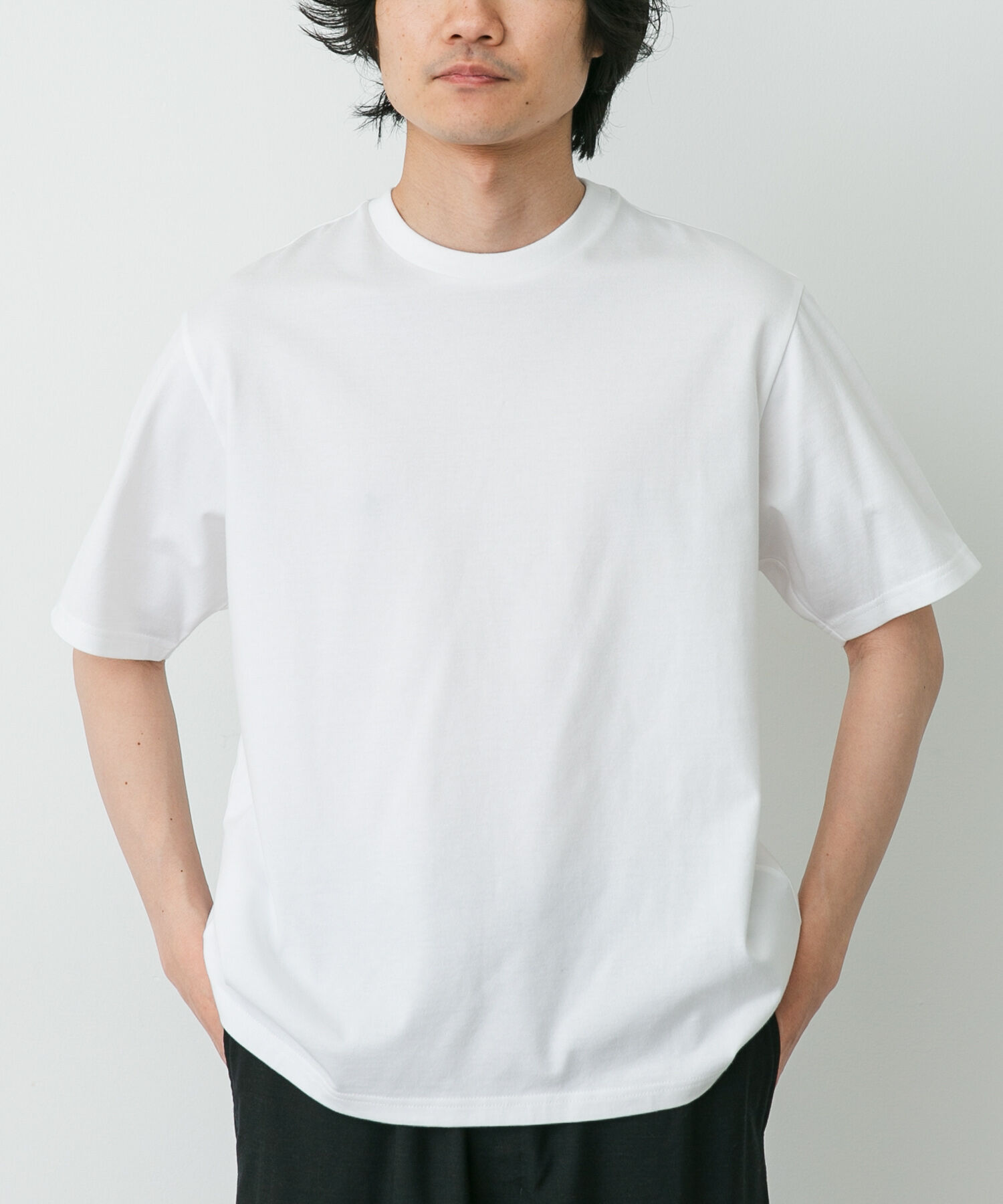 URBAN RESEARCH DOORS「marka　CREW NECK T-SHIRTS」|Tシャツ・カットソー|ホワイト