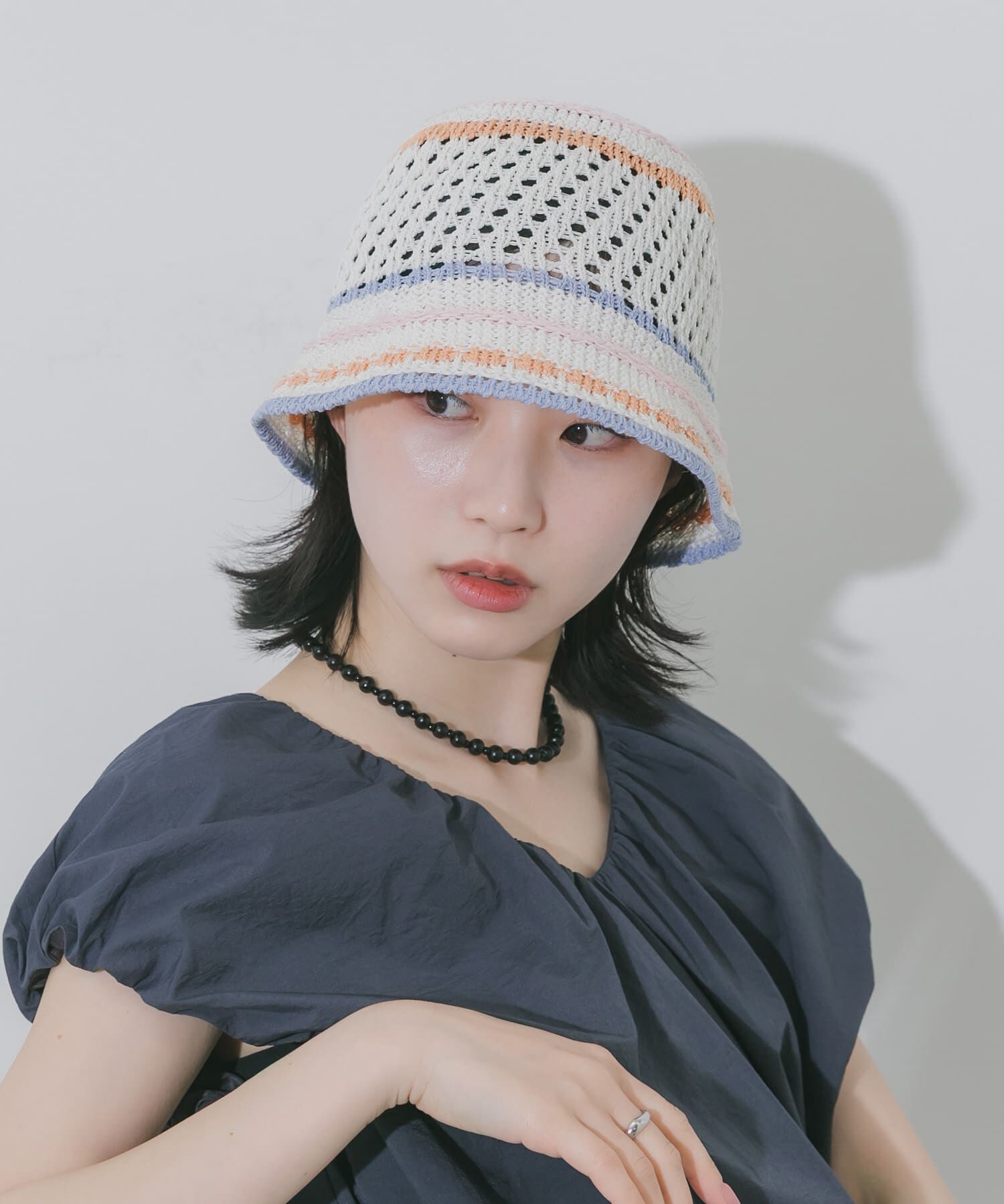 SMELLY「カラーボーダーサーモハット」|ハット|