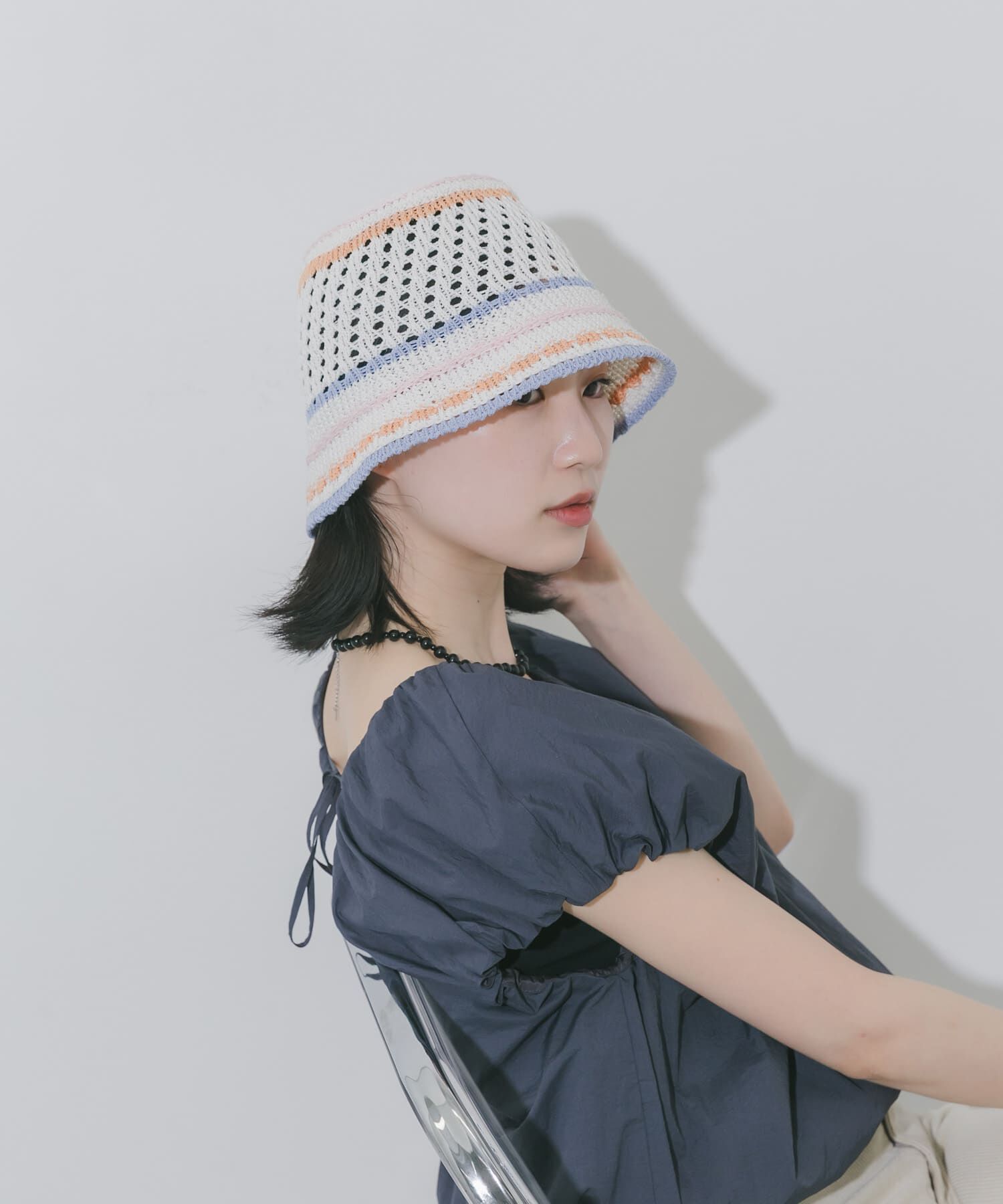 SMELLY「カラーボーダーサーモハット」|ハット|