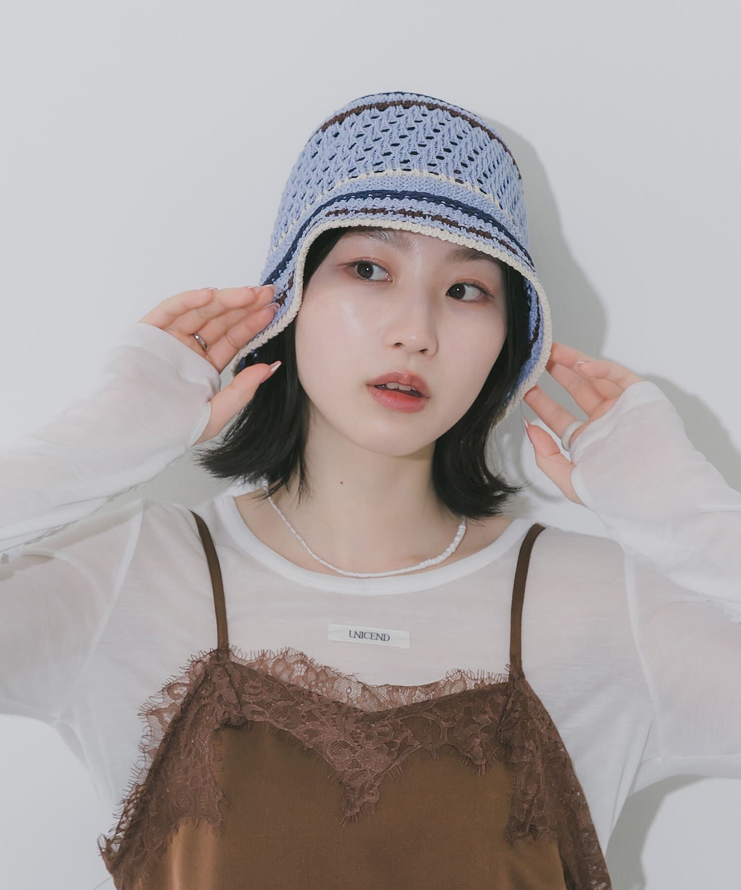 SMELLY「カラーボーダーサーモハット」|ハット|