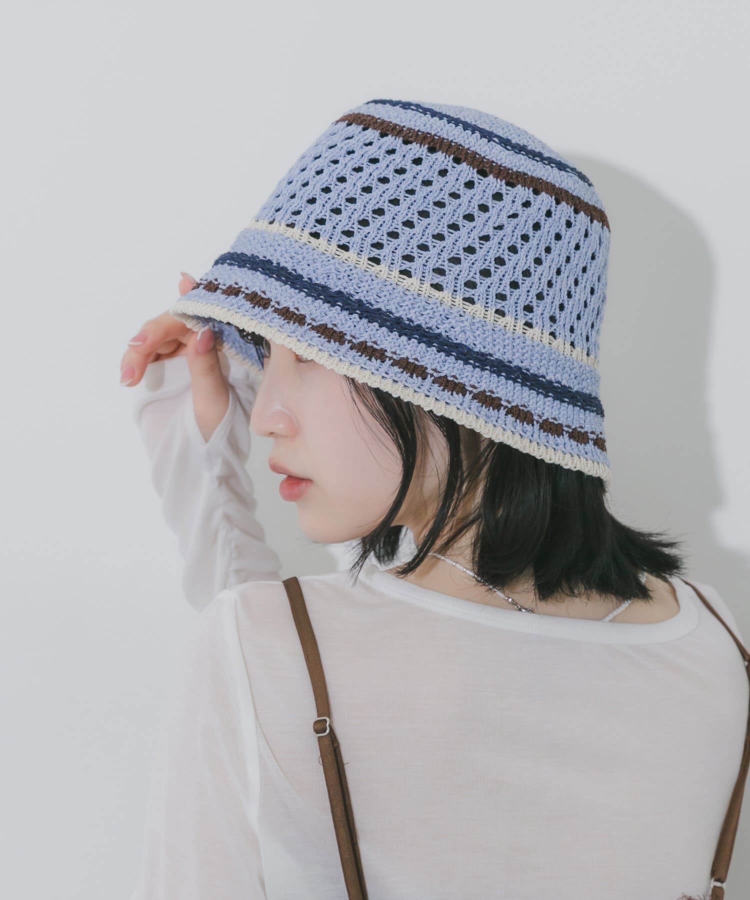 SMELLY「カラーボーダーサーモハット」|ハット|