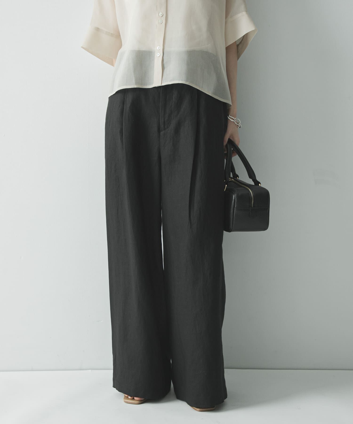 URBAN RESEARCH「『3サイズ展開』リネンイージーワイドスラックス」|その他|