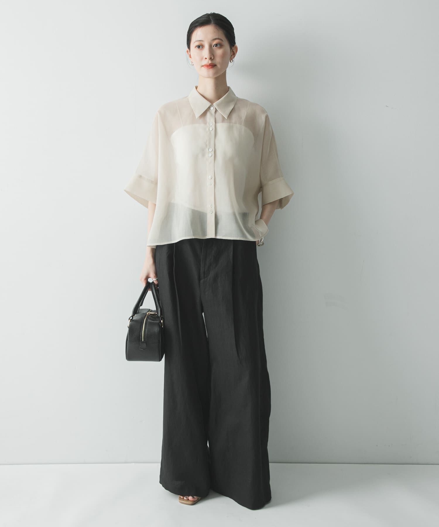 URBAN RESEARCH「『3サイズ展開』リネンイージーワイドスラックス」|その他|