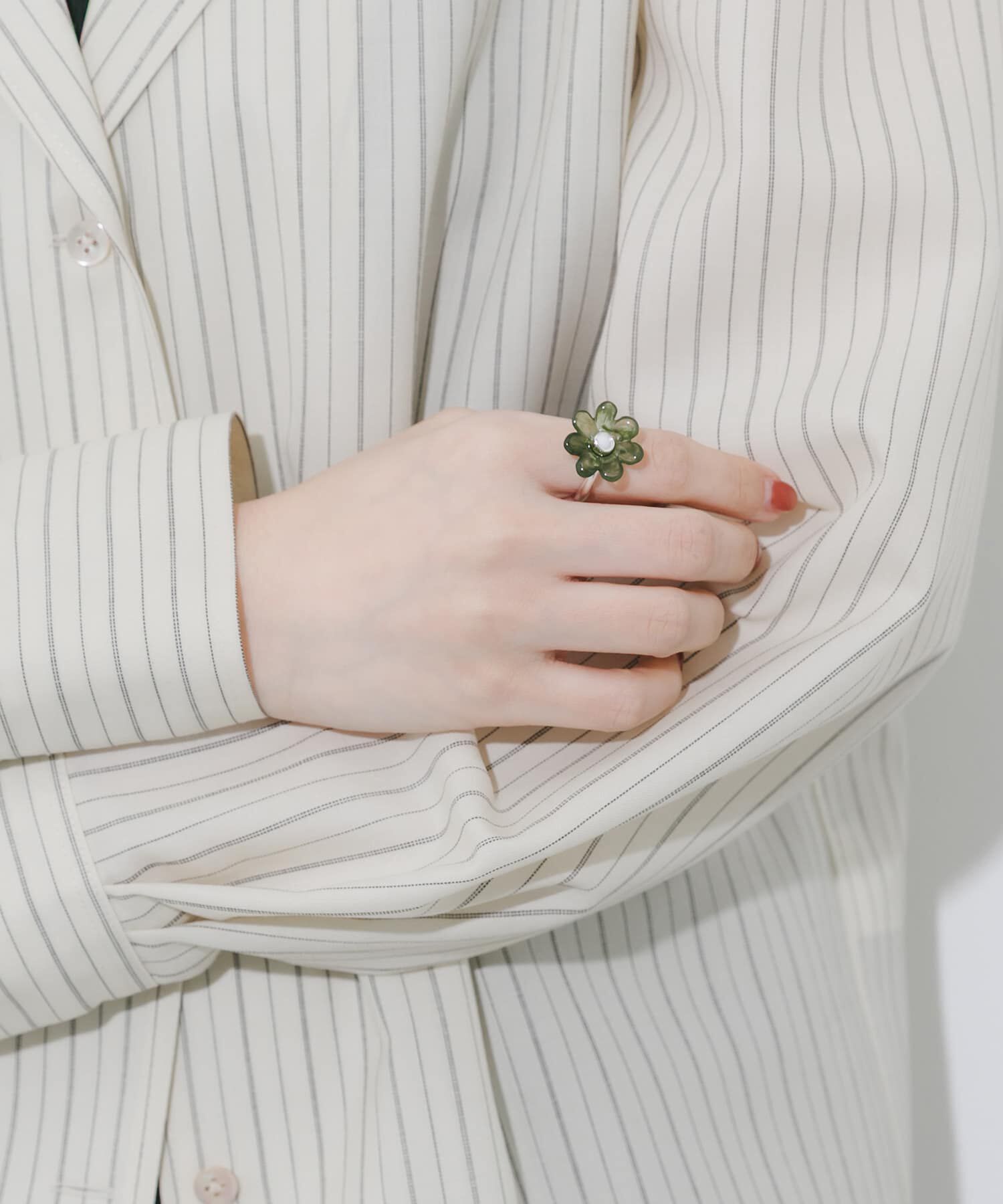 SMELLY「カラーフラワーリング」|リング|