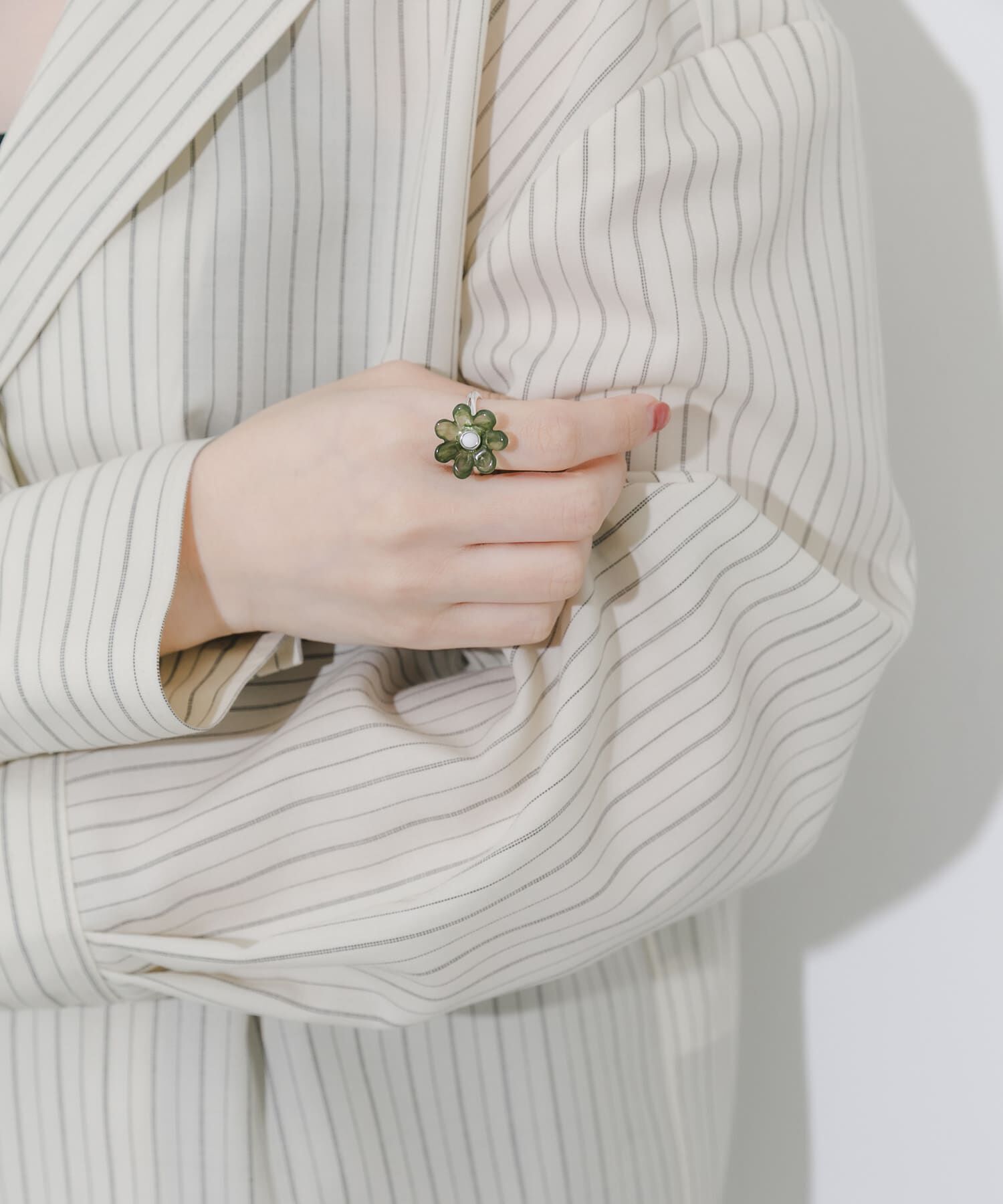 SMELLY「カラーフラワーリング」|リング|