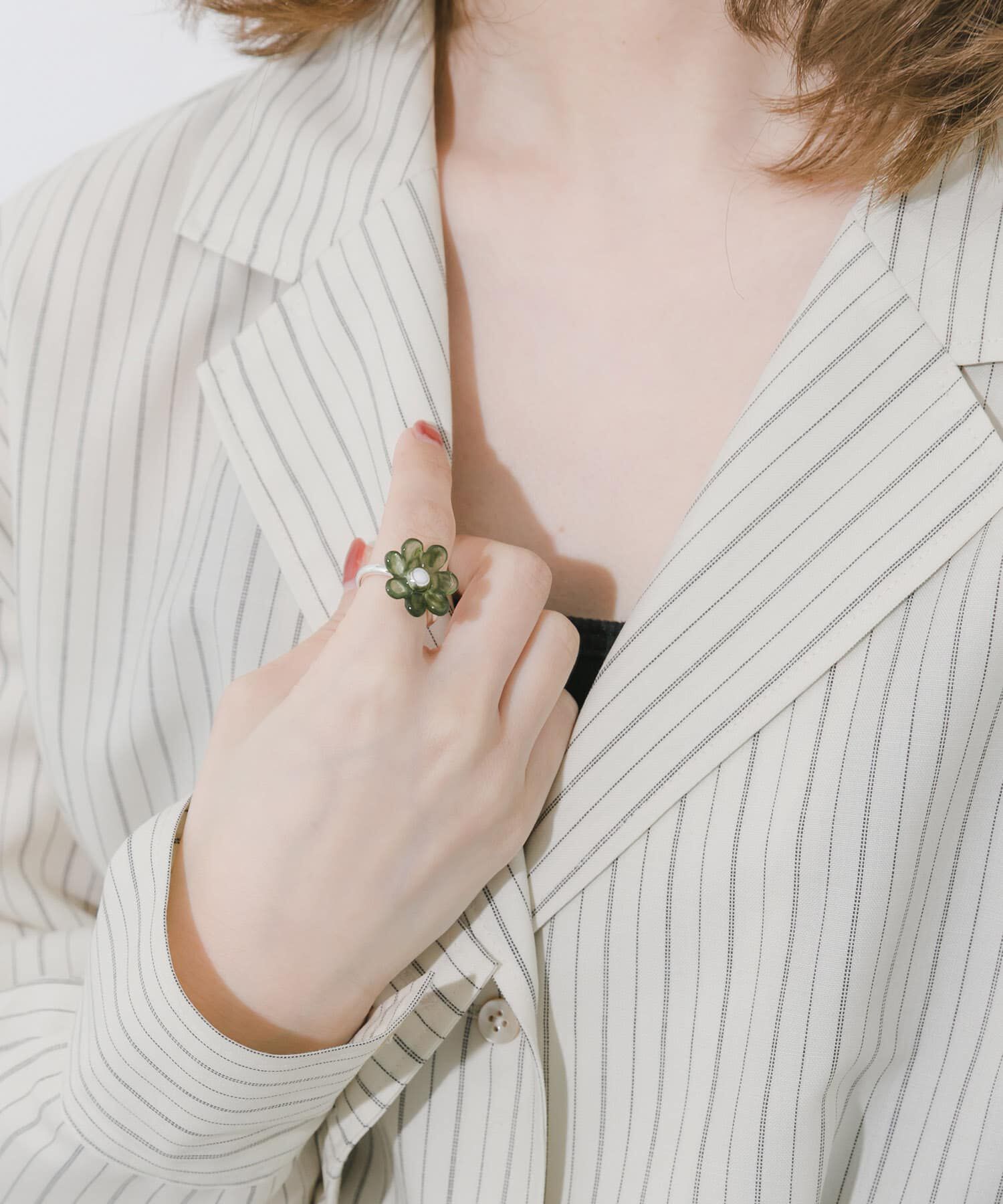 SMELLY「カラーフラワーリング」|リング|