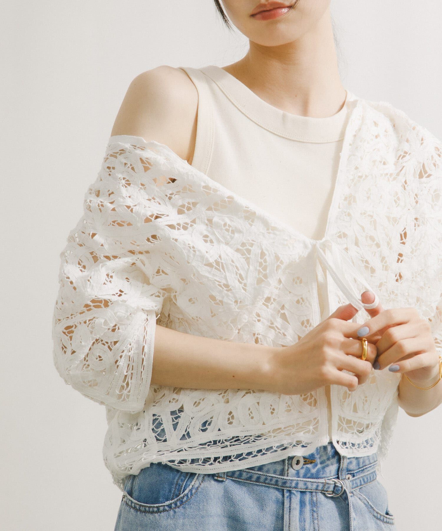 URBAN RESEARCH DOORS「Natural Cotton TankTop」|タンクトップ|