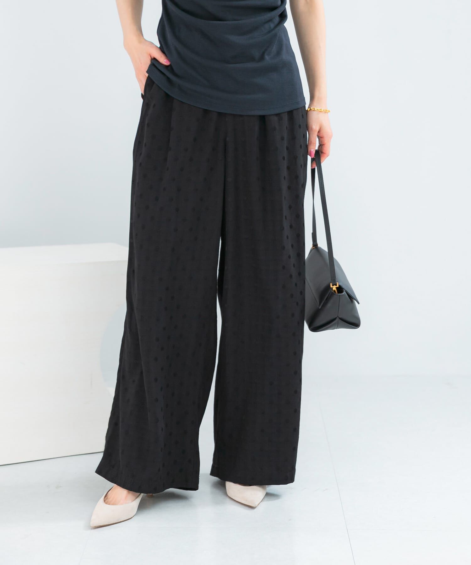 URBAN RESEARCH ROSSO「サテンドットパンツ」|その他|