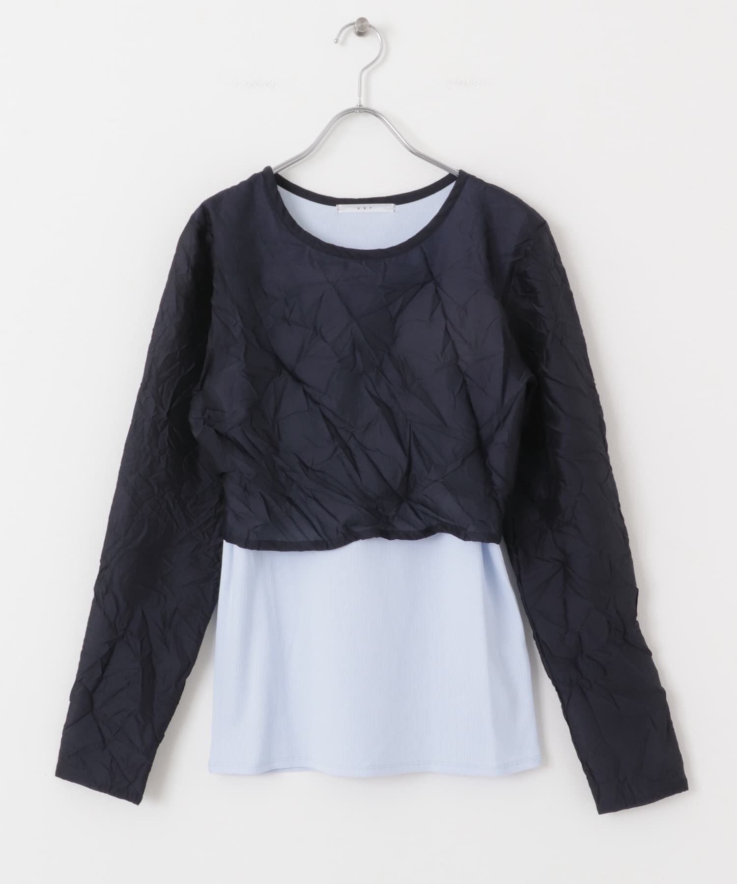  「レイヤードワッシャーロンTEE」|Tシャツ・カットソー|