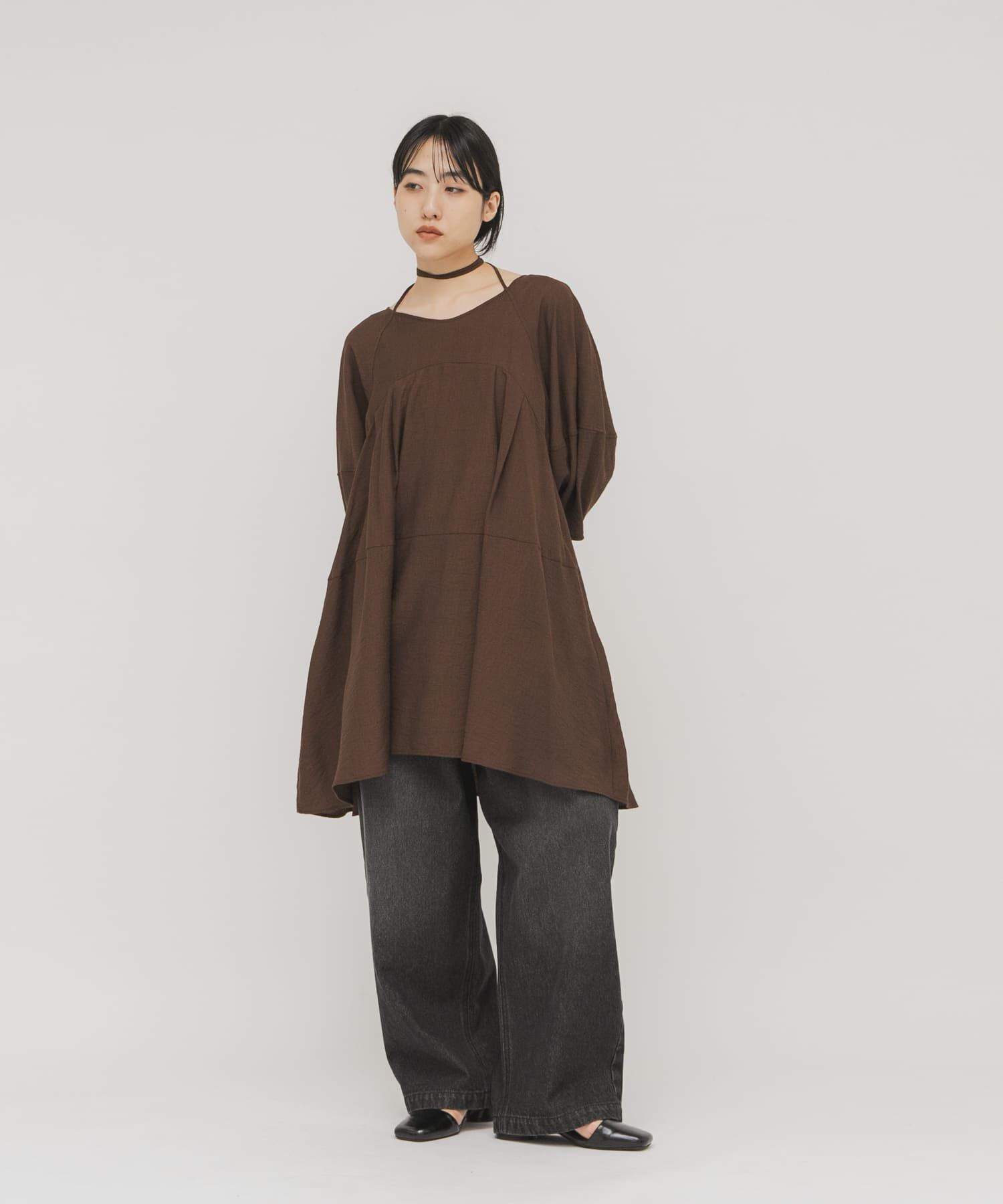  「チョーカーデザインミニワンピース」|ワンピース|