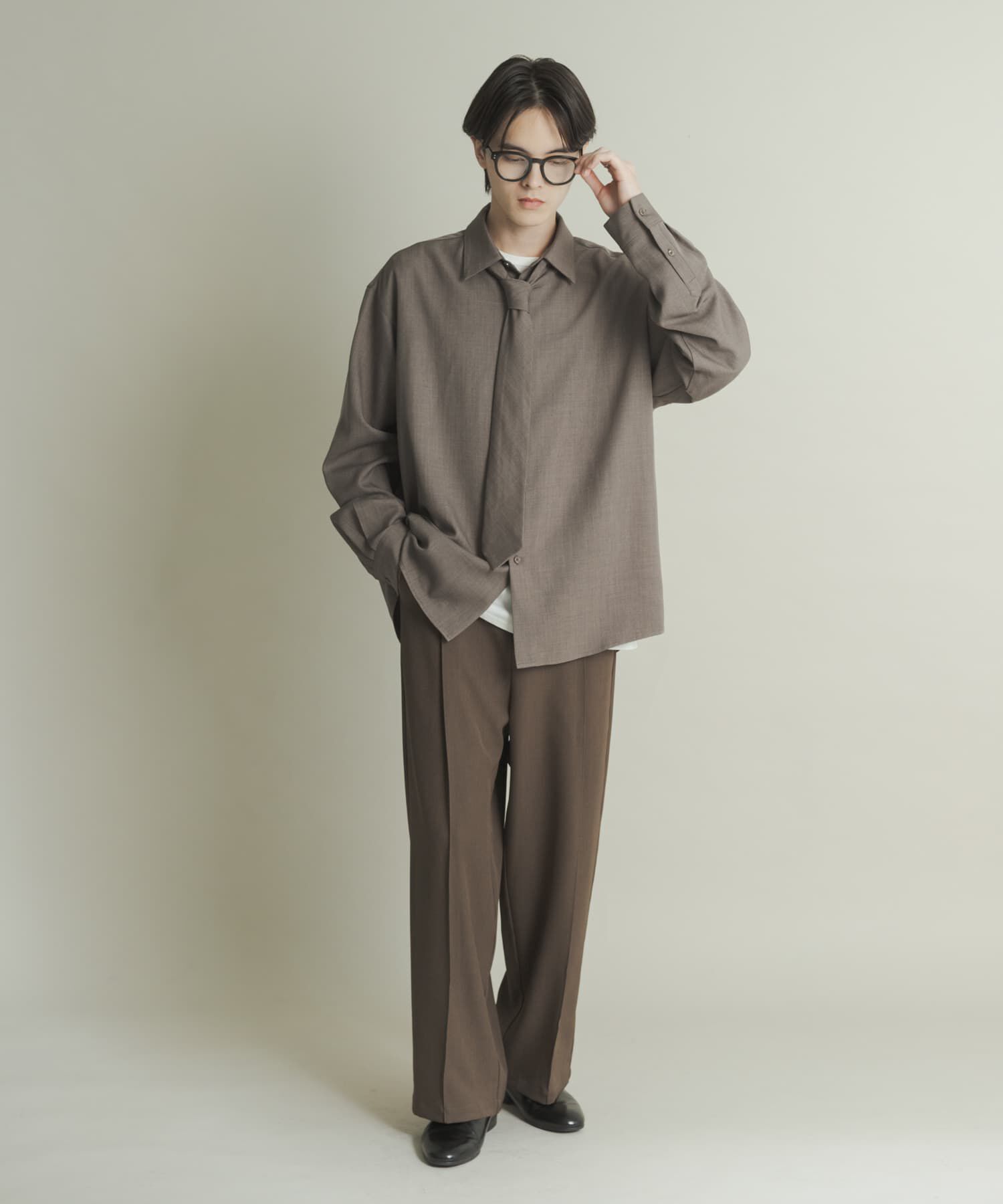 SENSE OF PLACE by URBAN RESEARCH「レギュラーカラーネクタイシャツ」|シャツ・ブラウス|