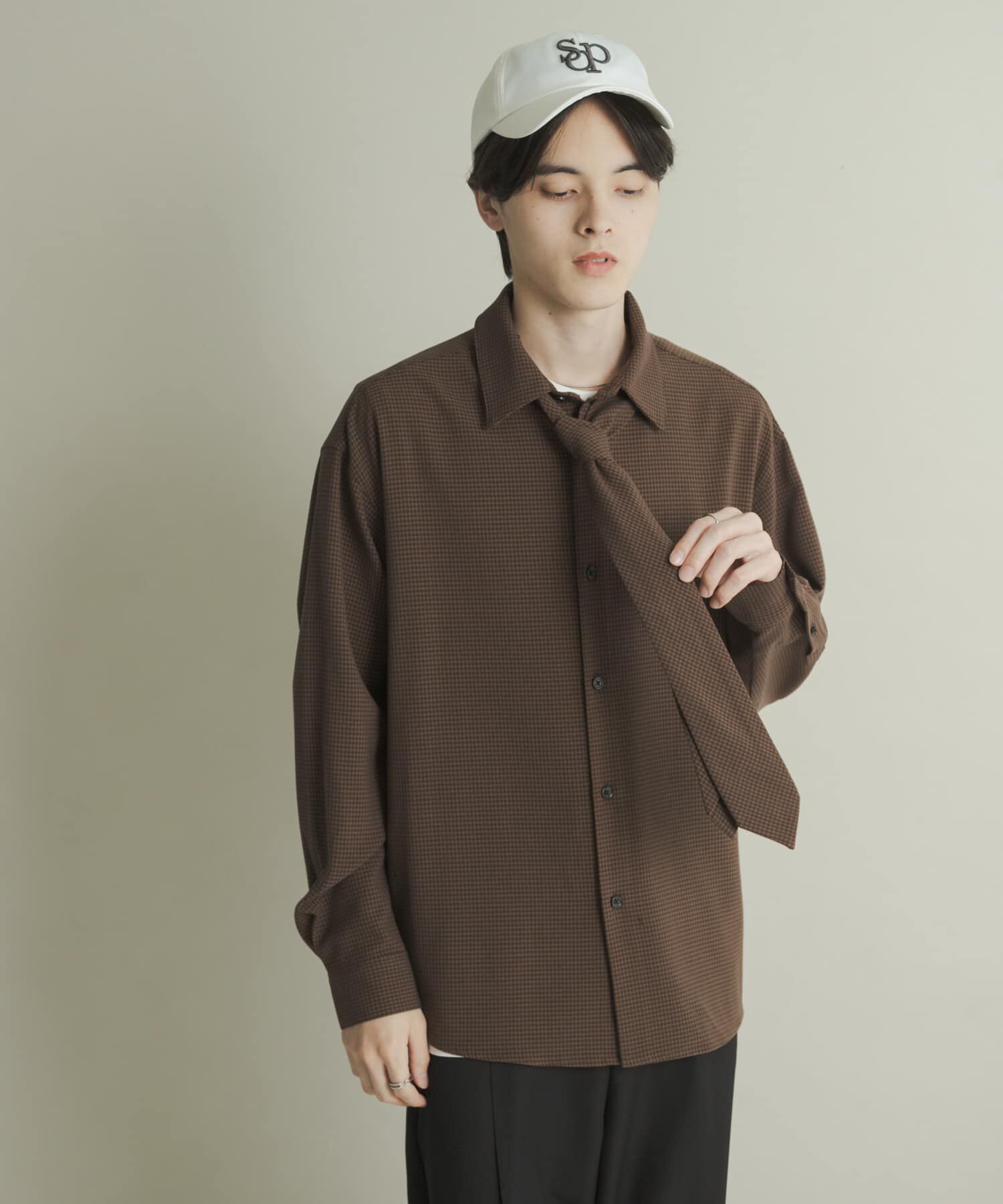 SENSE OF PLACE by URBAN RESEARCH「レギュラーカラーネクタイシャツ」|シャツ・ブラウス|