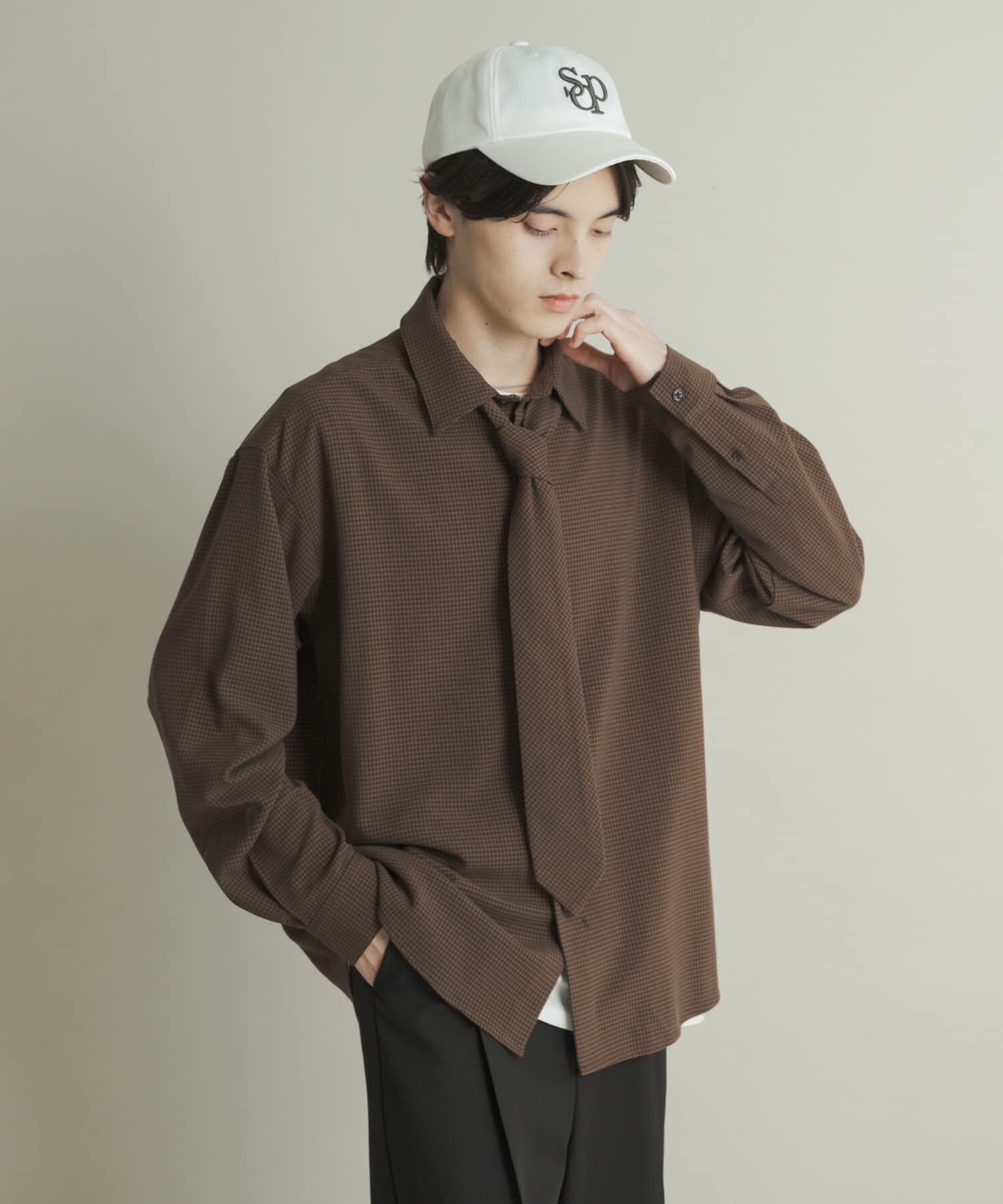 SENSE OF PLACE by URBAN RESEARCH「レギュラーカラーネクタイシャツ」|シャツ・ブラウス|