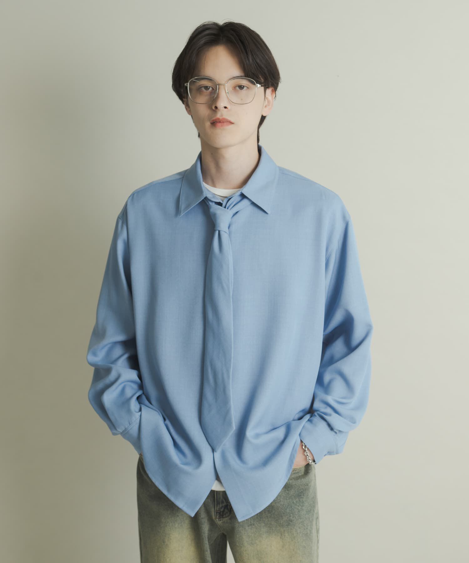 SENSE OF PLACE by URBAN RESEARCH「レギュラーカラーネクタイシャツ」|シャツ・ブラウス|