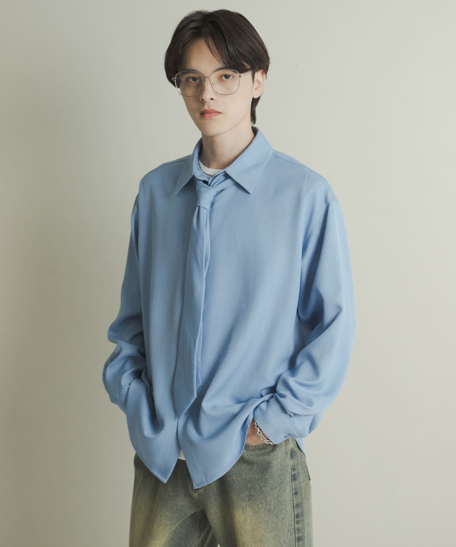 SENSE OF PLACE by URBAN RESEARCH「レギュラーカラーネクタイシャツ」|シャツ・ブラウス|