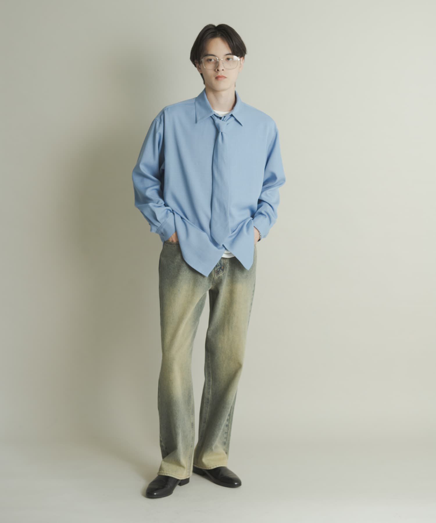 SENSE OF PLACE by URBAN RESEARCH「レギュラーカラーネクタイシャツ」|シャツ・ブラウス|