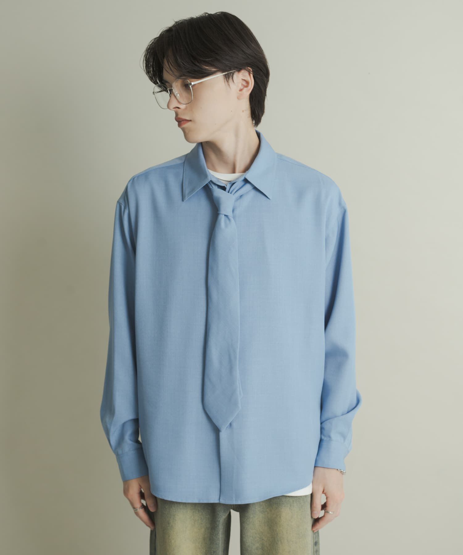 SENSE OF PLACE by URBAN RESEARCH「レギュラーカラーネクタイシャツ」|シャツ・ブラウス|