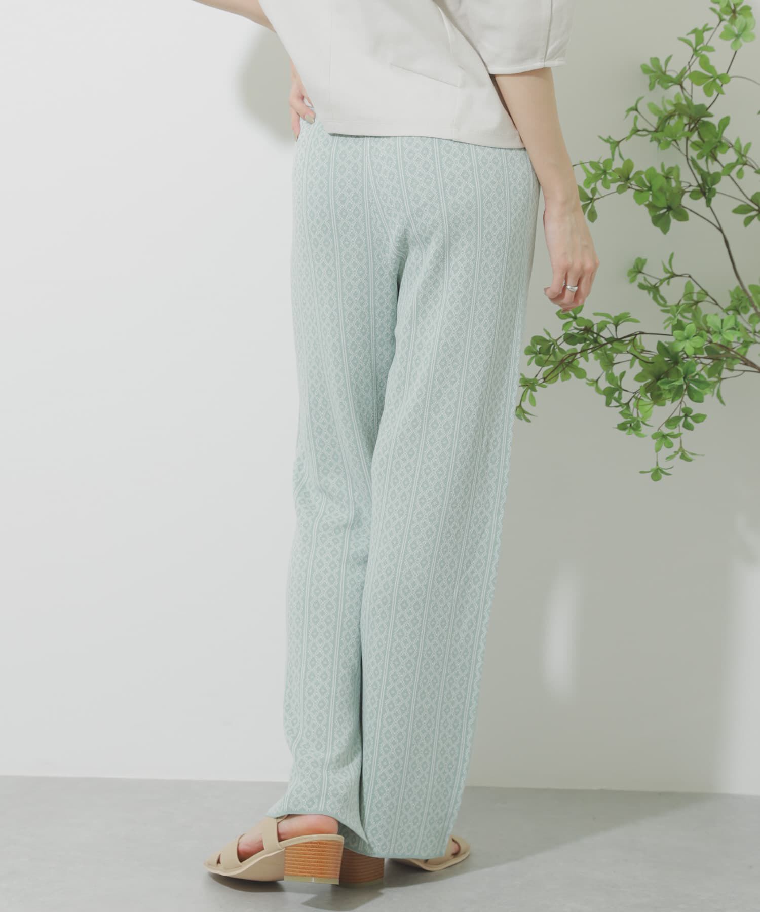 SENSE OF PLACE by URBAN RESEARCH「サマーニットジャガードパンツ」|その他|